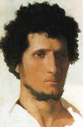 Jean Leon Gerome Head of a Peasant of the Roman Campagna oil painting picture wholesale